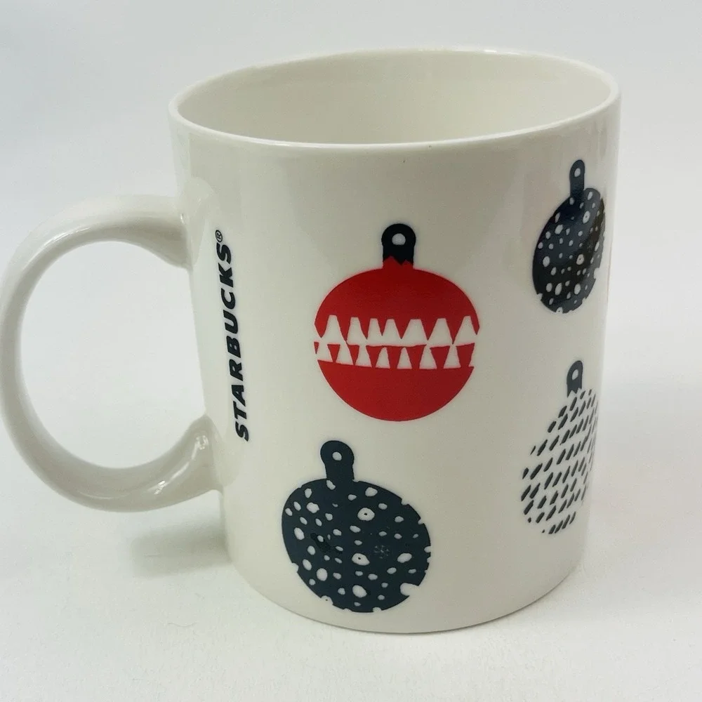 Starbucks Holiday Mug 2016 Christmas 12 oz Coffee‎ Cup Collectible Ornaments Tea